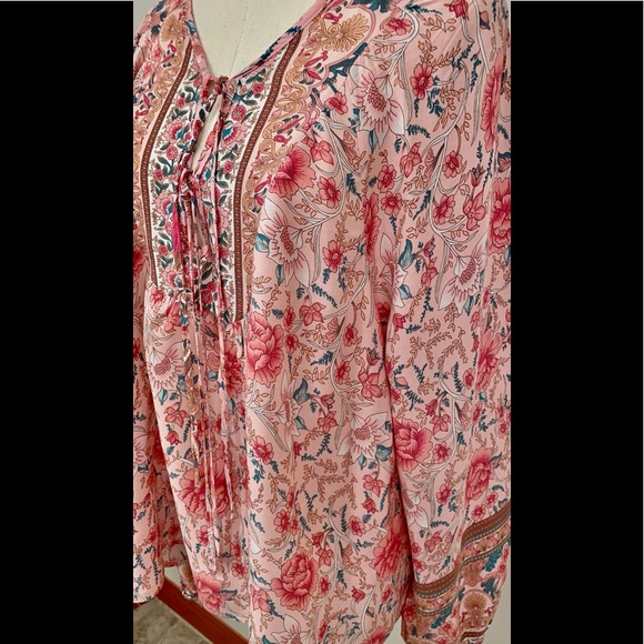 SHEIN Boho Blouse L - Picture 5 of 11